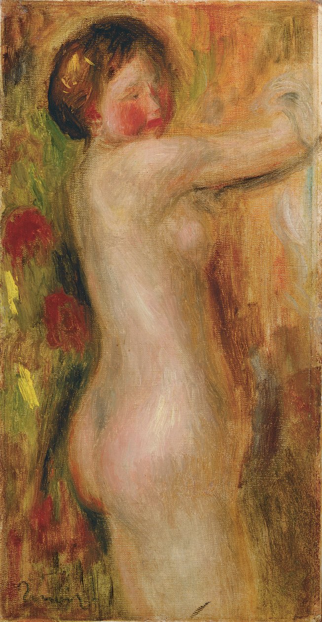 Akt z podniesionym ramieniem autorstwa Pierre Auguste Renoir