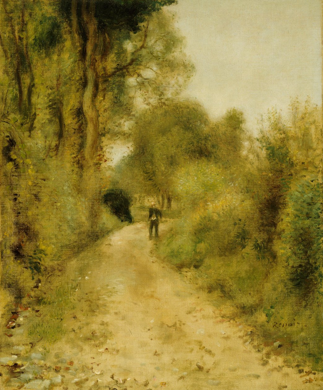 Na ścieżce autorstwa Pierre Auguste Renoir
