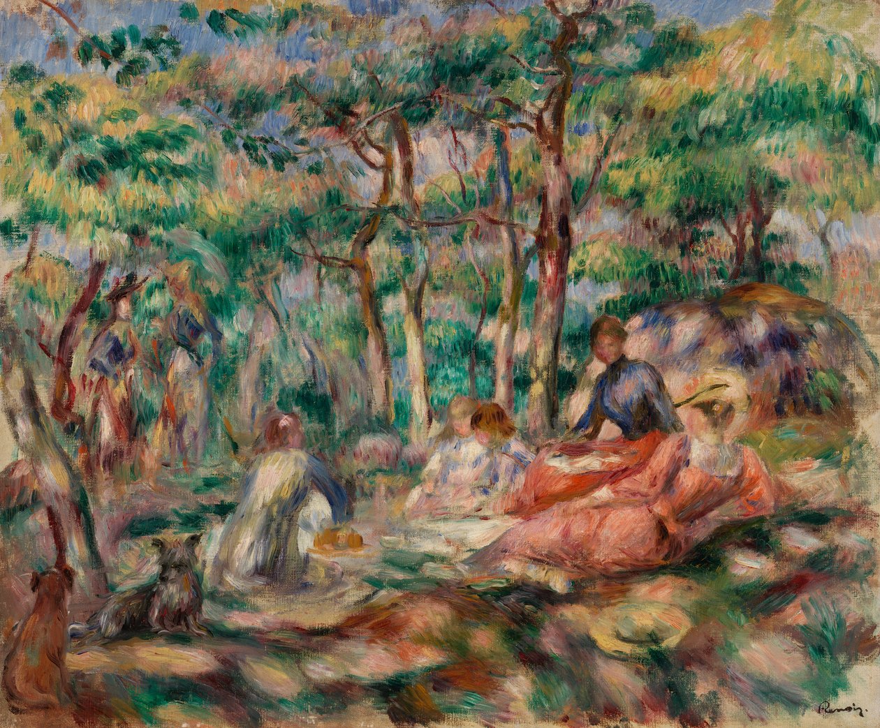 Piknik (Lunch na trawie) autorstwa Pierre Auguste Renoir