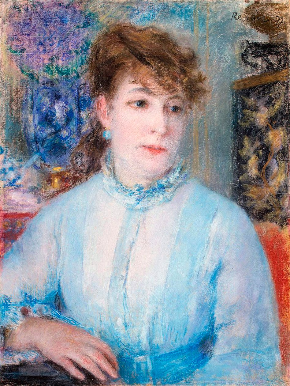 Portret kobiety, 1877. autorstwa Pierre Auguste Renoir