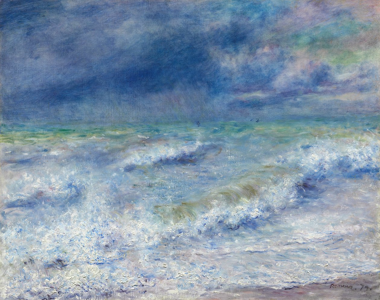 Pejzaż morski, 1879. autorstwa Pierre Auguste Renoir