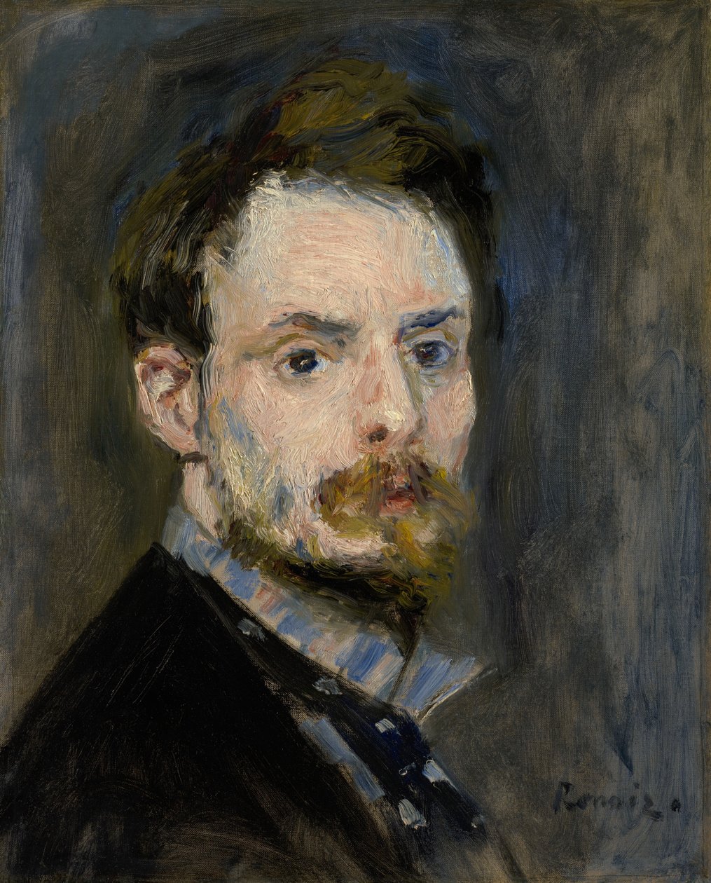 Autoportret, ok.1875 autorstwa Pierre Auguste Renoir