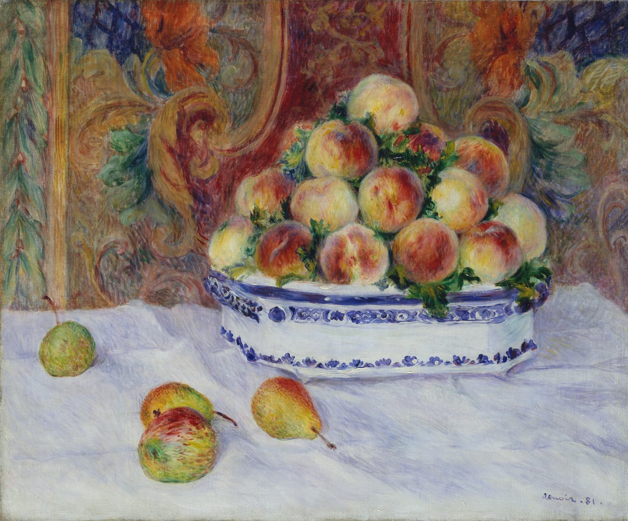 Martwa natura z brzoskwiniami, 1881. autorstwa Pierre Auguste Renoir