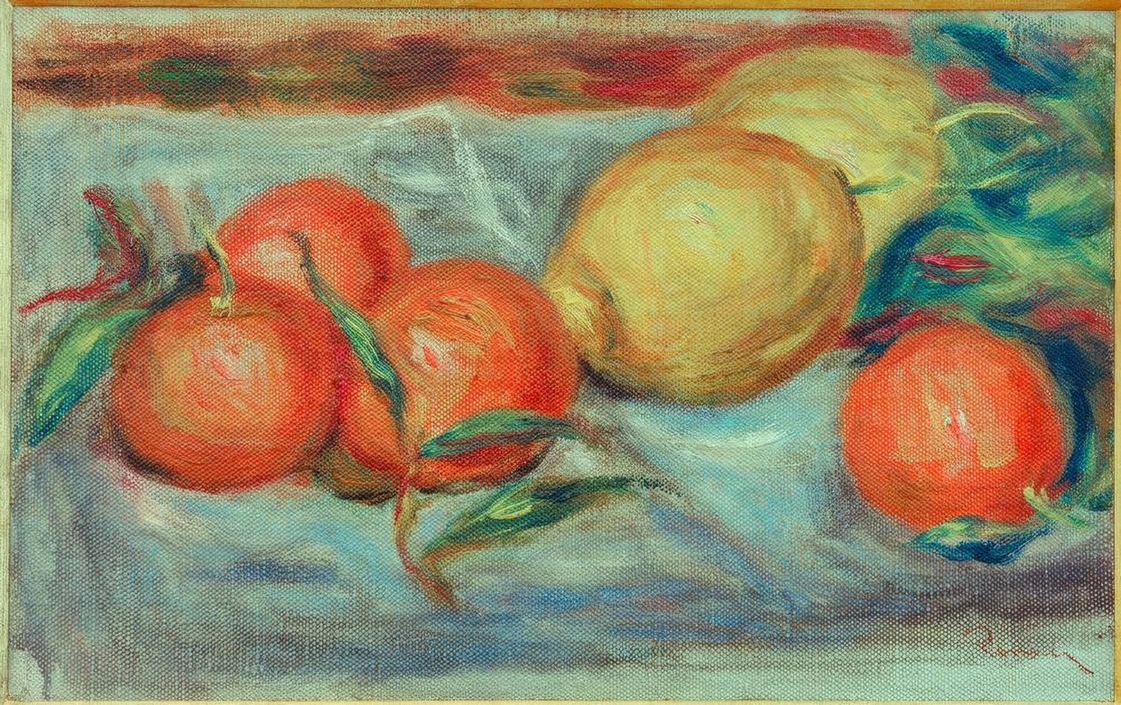 Martwa natura z owocami cytrusowymi autorstwa Pierre Auguste Renoir