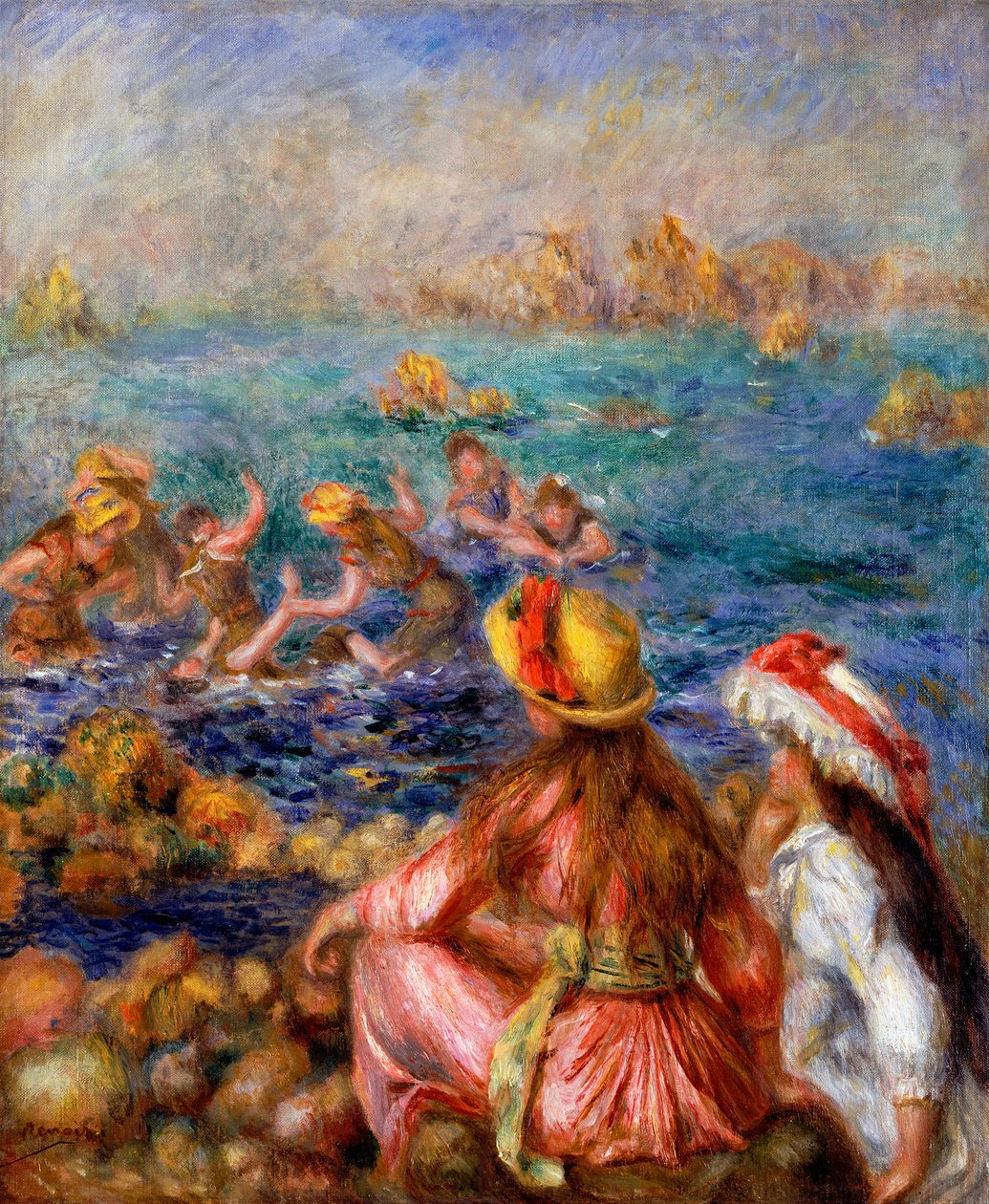 Kąpiący się, 1892 autorstwa Pierre Auguste Renoir
