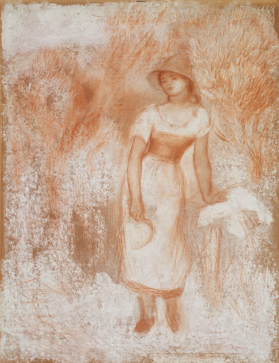 Żniwiarz, ok. 1890 autorstwa Pierre Auguste Renoir