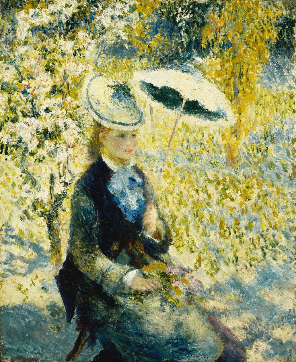 Parasol; L „Ombrelle, 1878 r. autorstwa Pierre Auguste Renoir