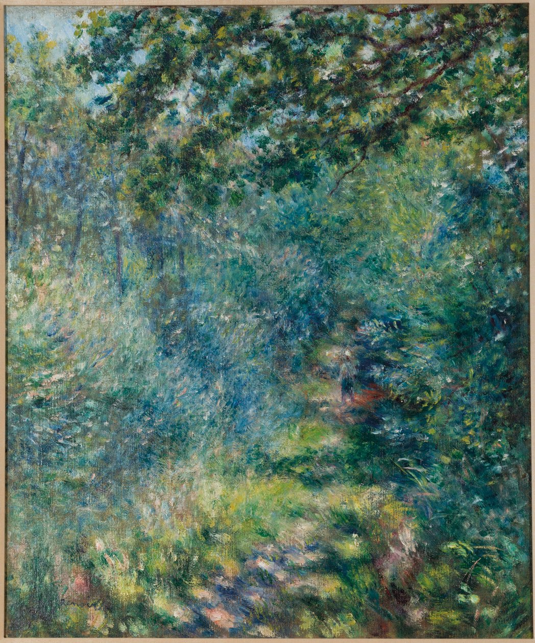 Ścieżka leśna, ok. 1874-77 autorstwa Pierre Auguste Renoir