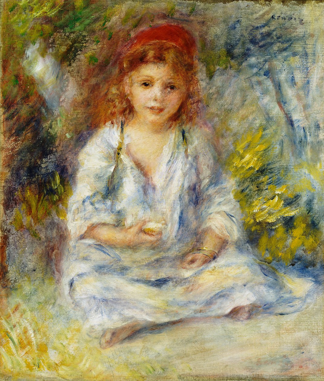 Młoda Algierka, ok. 1881 r. autorstwa Pierre Auguste Renoir