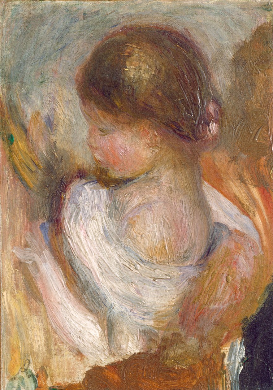 Młoda dziewczyna czytająca, c. 1888. autorstwa Pierre Auguste Renoir