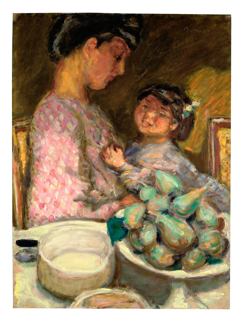 Talerz fig autorstwa Pierre Bonnard