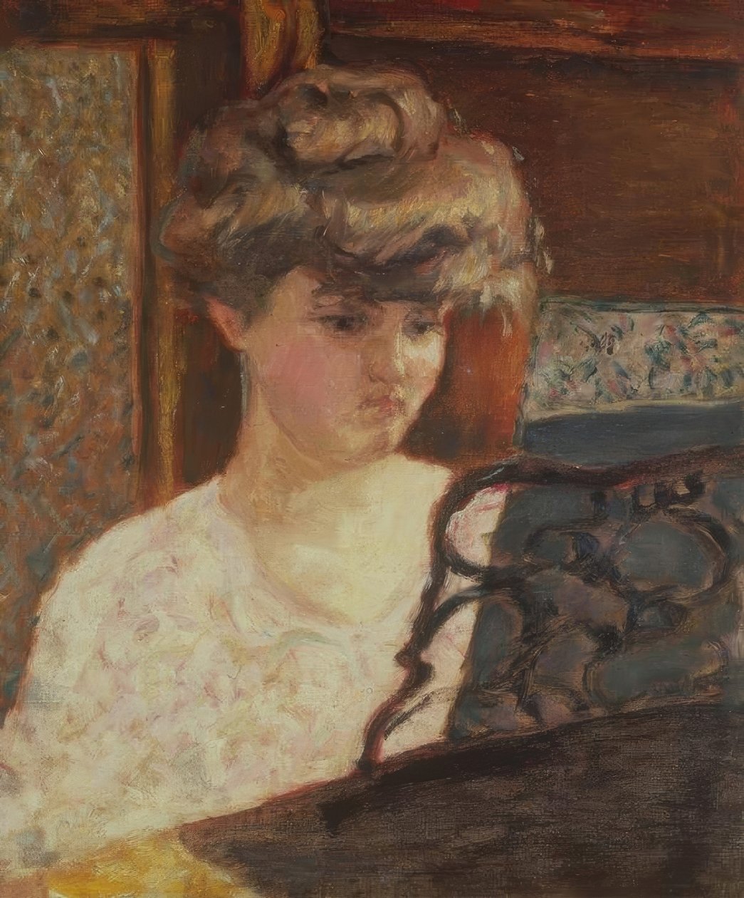 Au Piano (Misja). autorstwa Pierre Bonnard