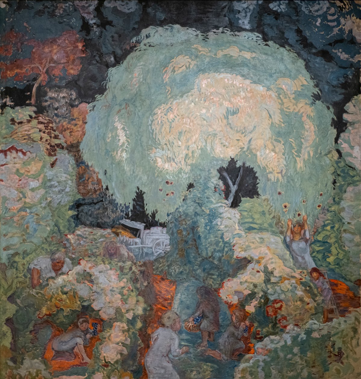 Jesień. Zbieranie owoców autorstwa Pierre Bonnard