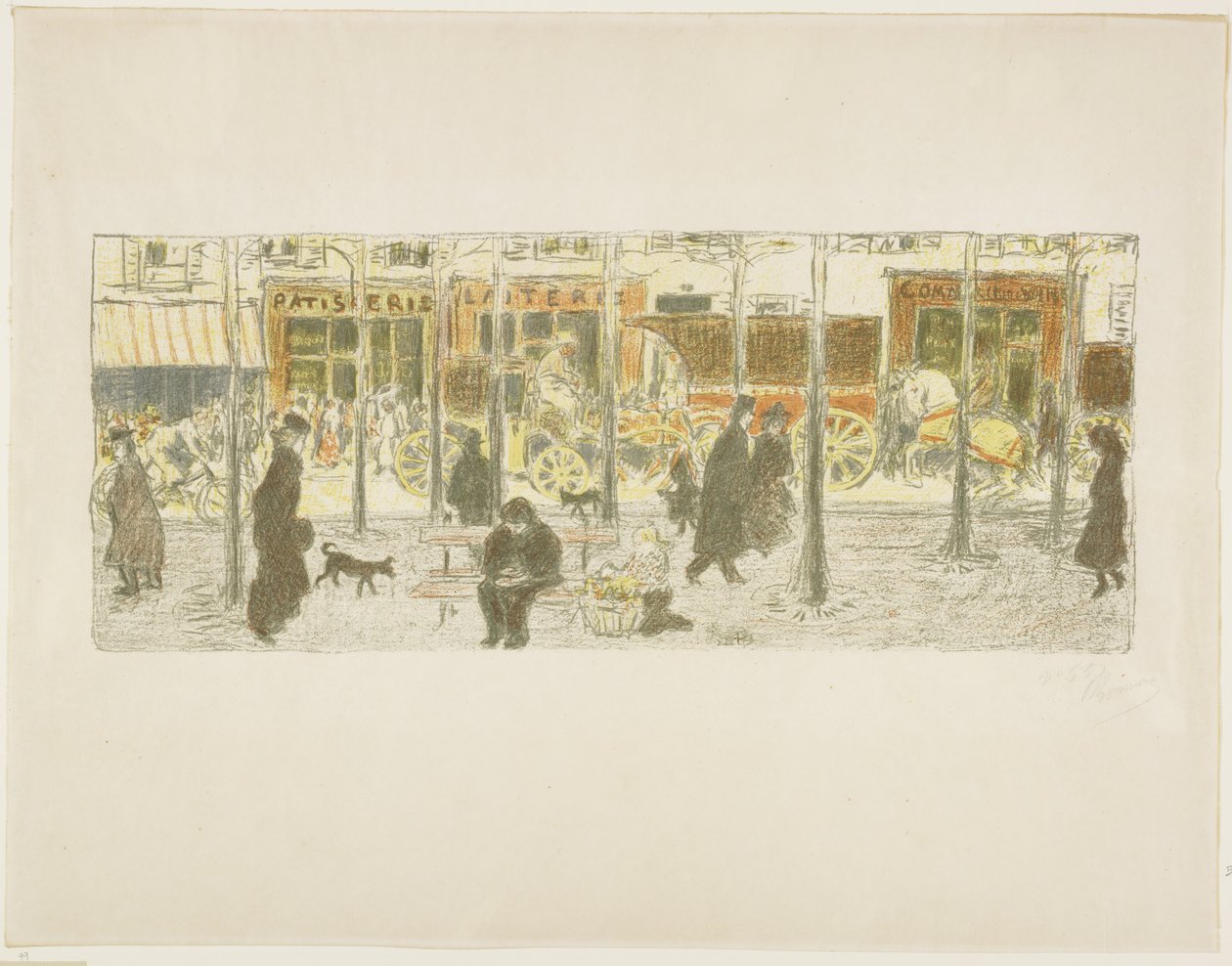 Bulwar autorstwa Pierre Bonnard