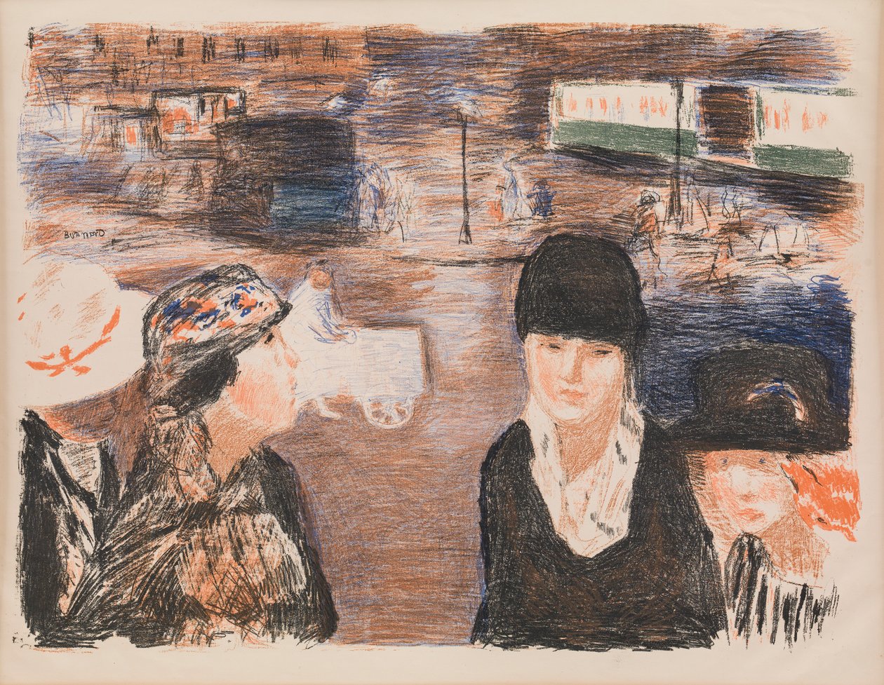 Duński:  Place Clichy autorstwa Pierre Bonnard