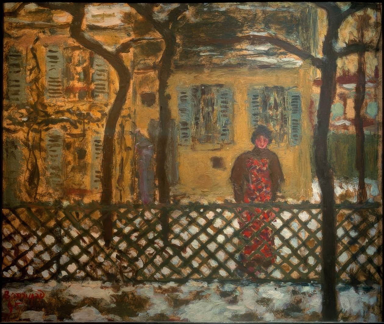 Za bramą autorstwa Pierre Bonnard