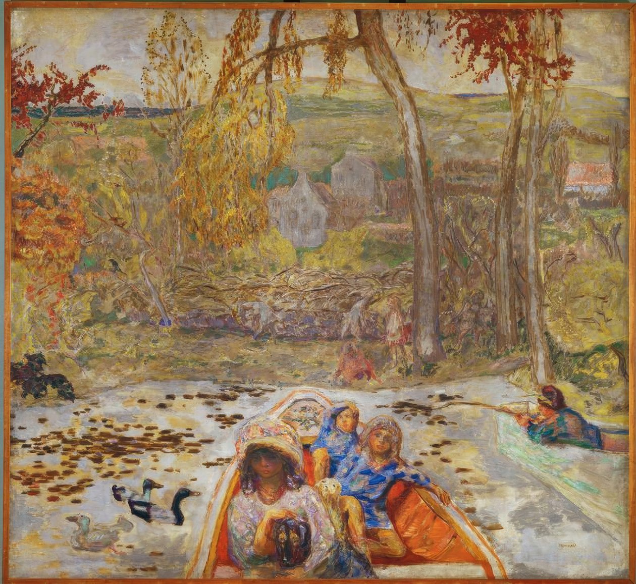 W łódce autorstwa Pierre Bonnard