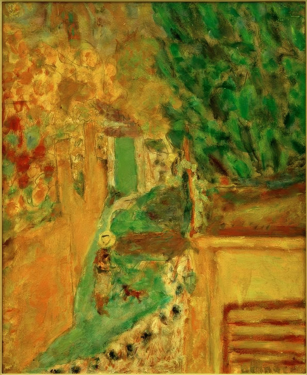 Klatka schodowa w Le Cannet (Treppe w Le Cannet) autorstwa Pierre Bonnard