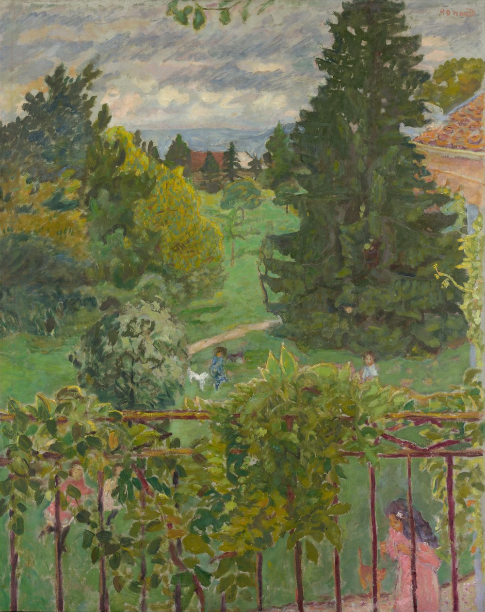 Z balkonu autorstwa Pierre Bonnard