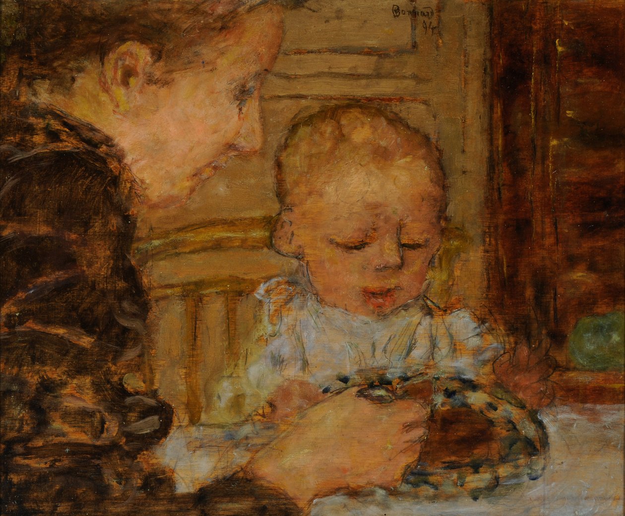 Babcia i Dziecko autorstwa Pierre Bonnard
