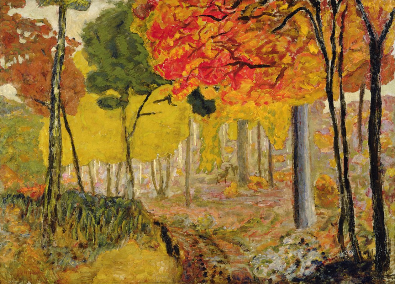 Łapy w zaroślach, ok. 1900 autorstwa Pierre Bonnard