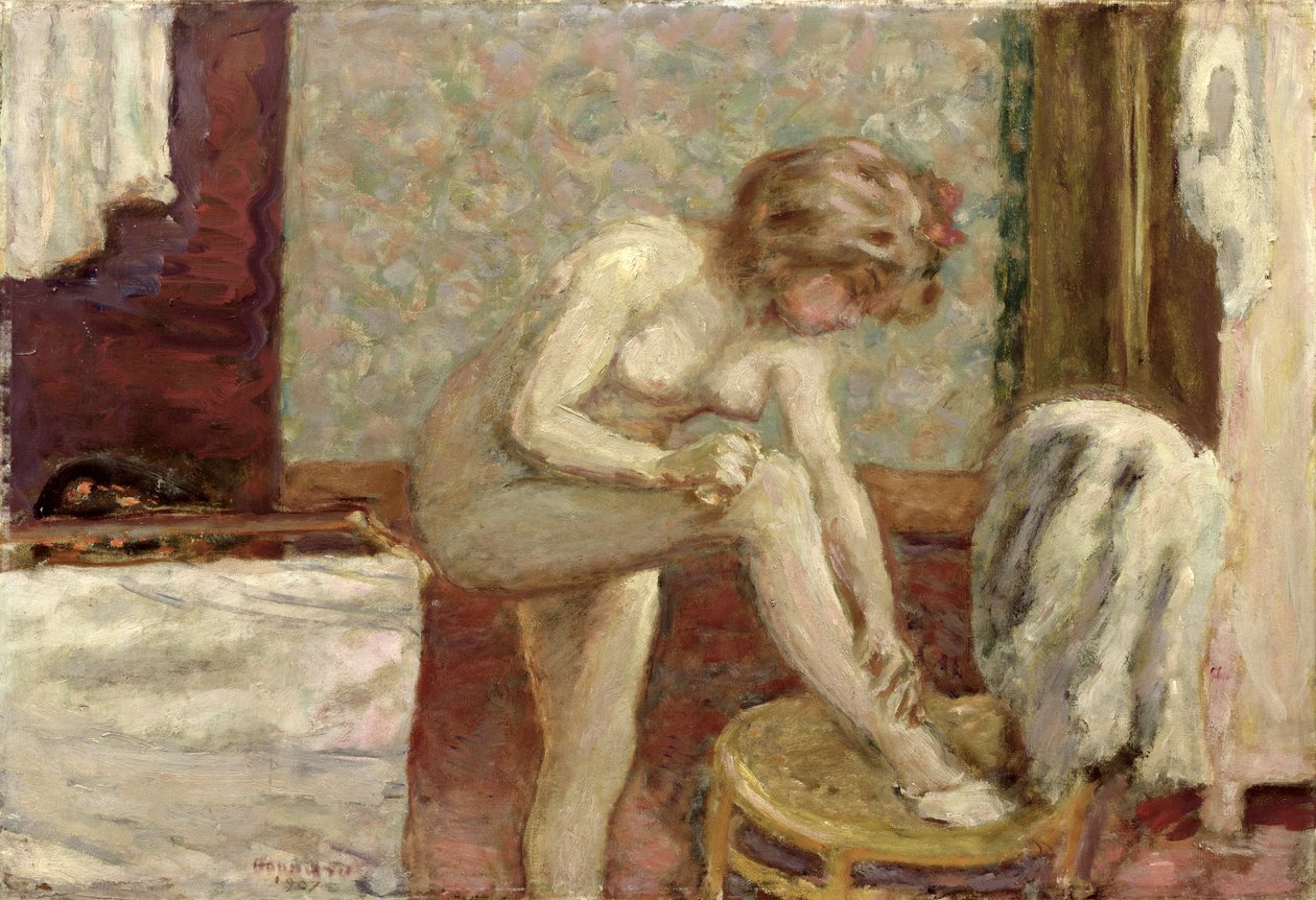 W łazience, 1907 autorstwa Pierre Bonnard