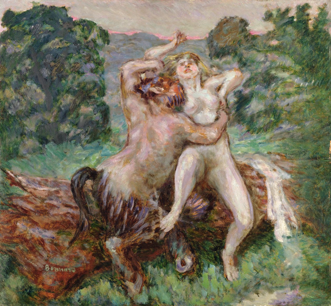 Popołudnie dla faun autorstwa Pierre Bonnard