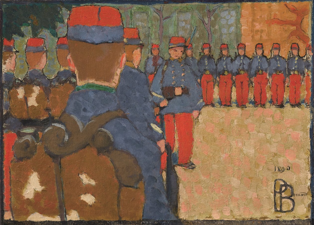 Przegląd lub ćwiczenie autorstwa Pierre Bonnard