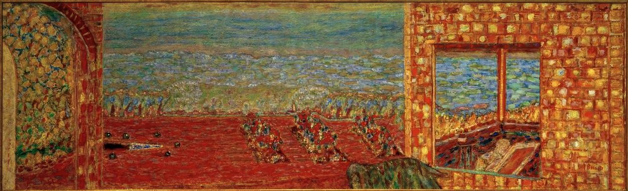 Słoneczny taras autorstwa Pierre Bonnard