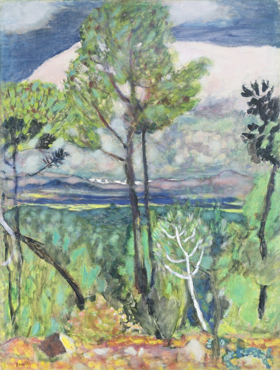 Krajobraz autorstwa Pierre Bonnard