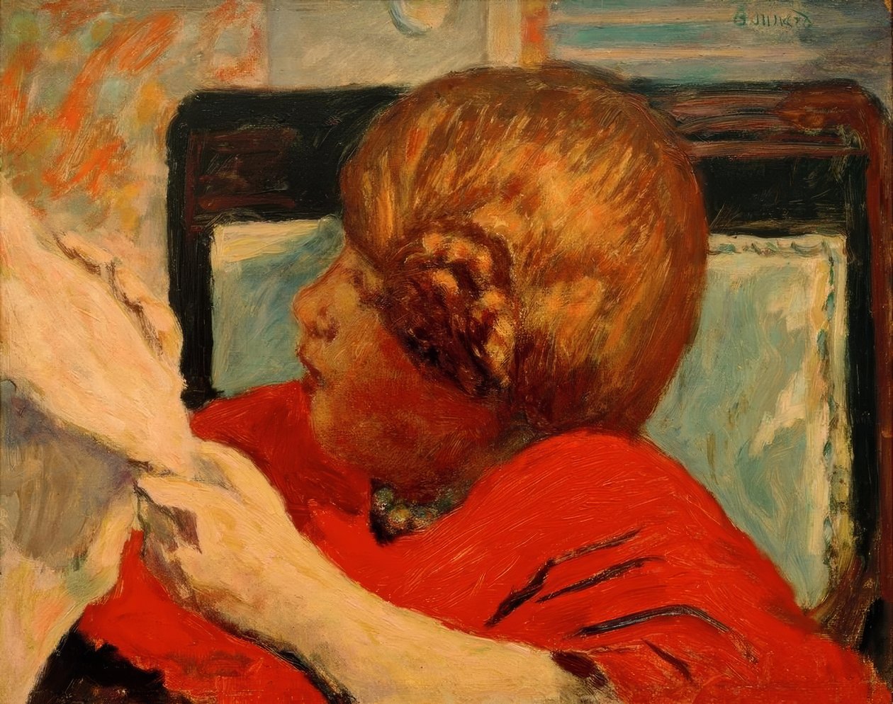 Lesende autorstwa Pierre Bonnard