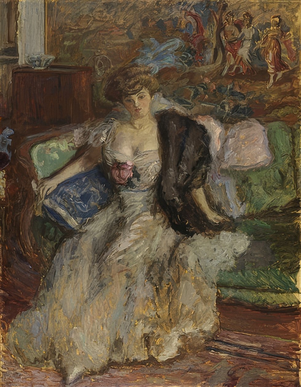Misia Godebska. 1908 autorstwa Pierre Bonnard