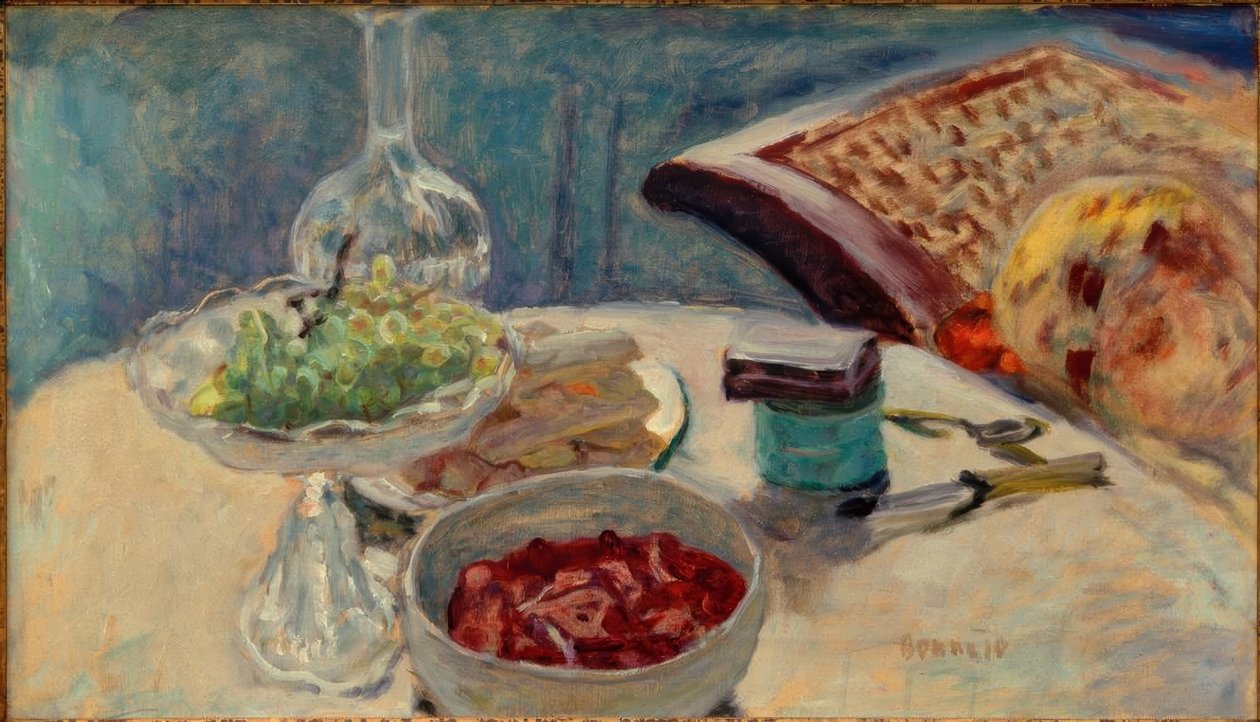 Martwa natura z postacią (Marthe Bonnard) autorstwa Pierre Bonnard