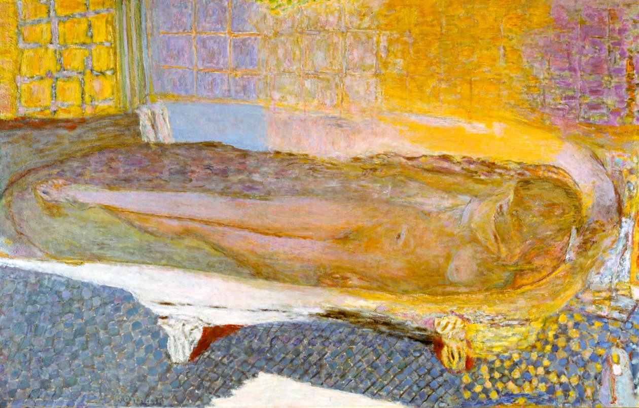 Akt w wannie, 1936 autorstwa Pierre Bonnard
