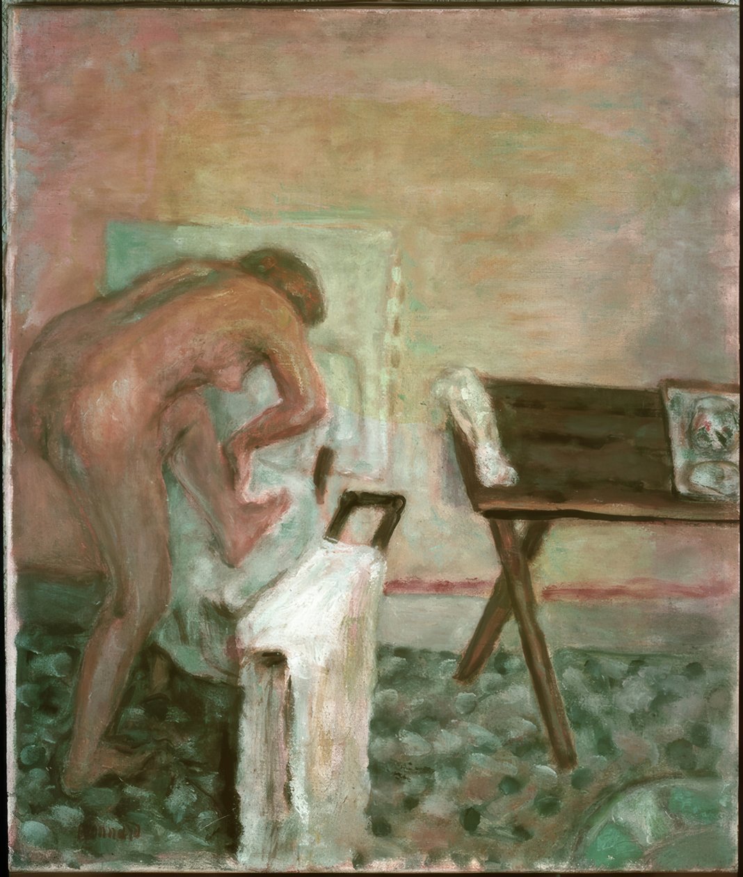 Trochę naga chuda autorstwa Pierre Bonnard