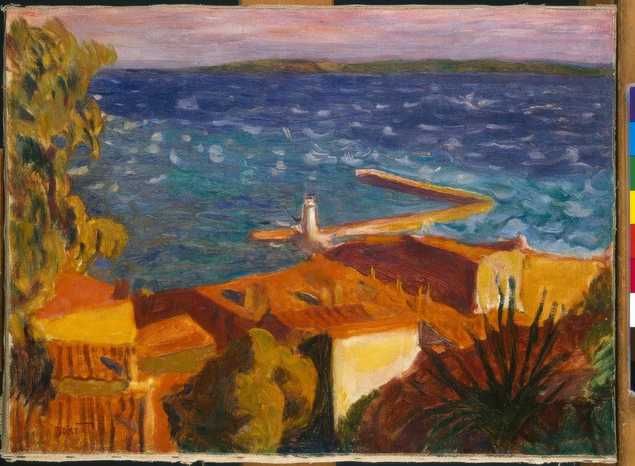 Mały port śródziemnomorski autorstwa Pierre Bonnard