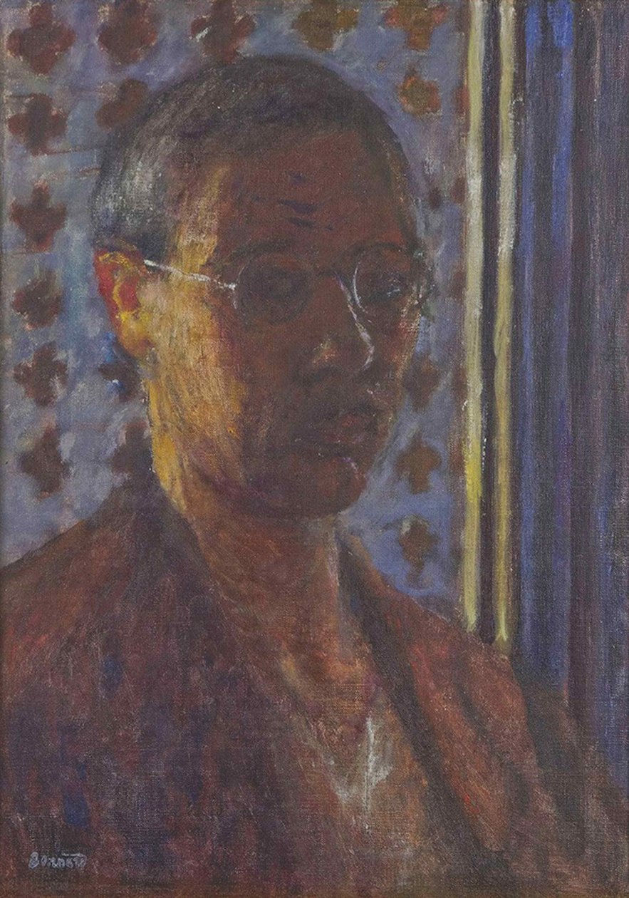 Autoportret, ok. 1923 r. autorstwa Pierre Bonnard