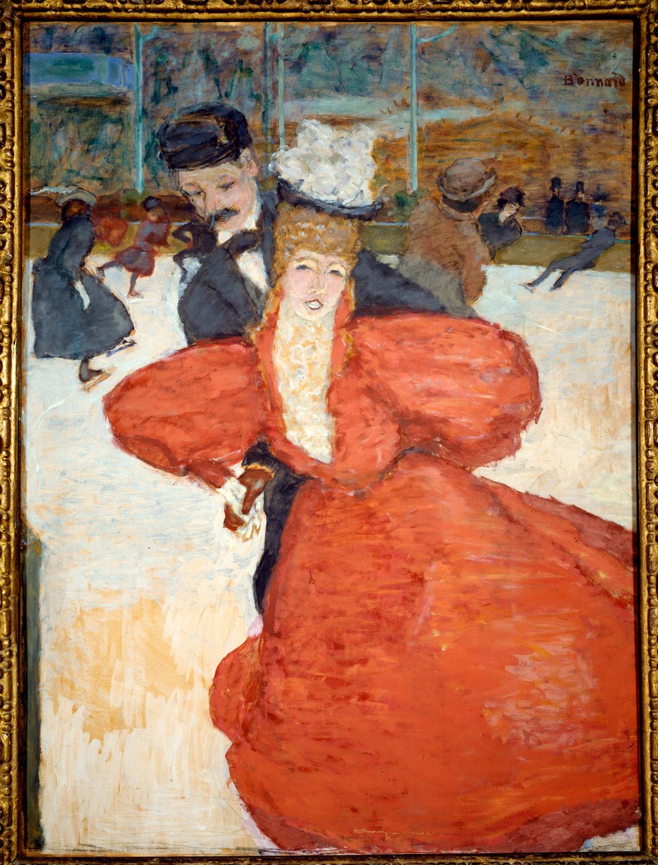 Łyżwiarze autorstwa Pierre Bonnard