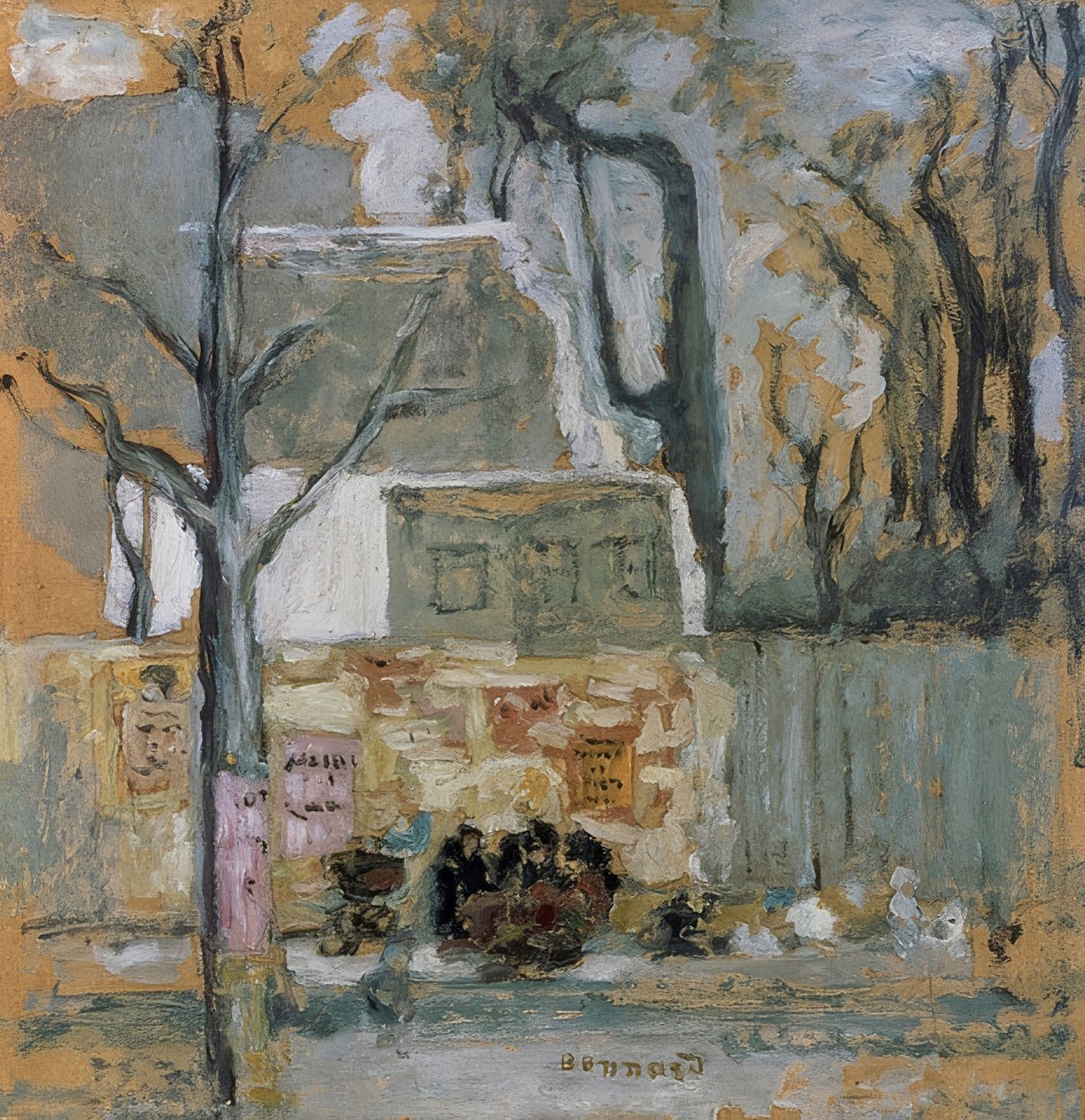 Na rogu ulicy w Paryżu. Około 1905 autorstwa Pierre Bonnard
