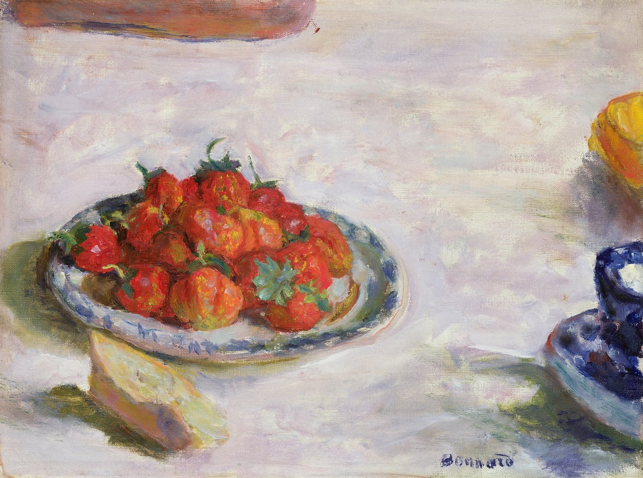 Truskawki, 1922 autorstwa Pierre Bonnard
