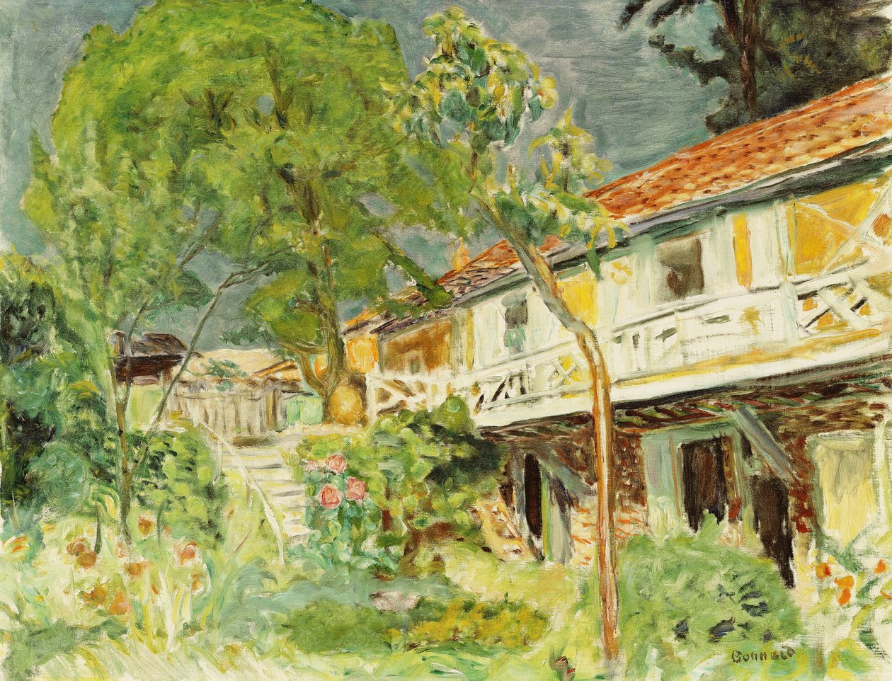 Letnie Niebo (Moja Karawana, Vernonnet) autorstwa Pierre Bonnard