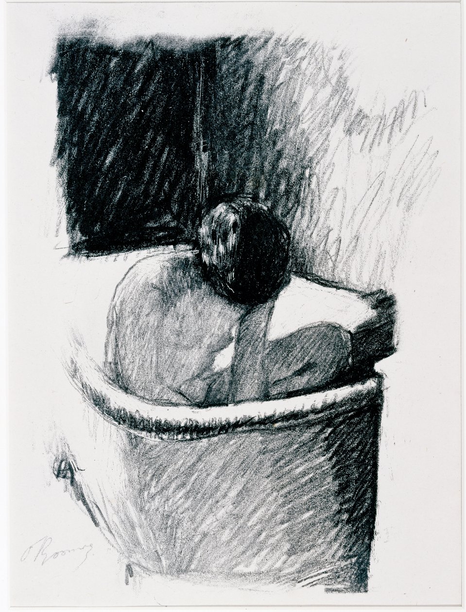 Łaźnia, ok. 1925 (lito) autorstwa Pierre Bonnard