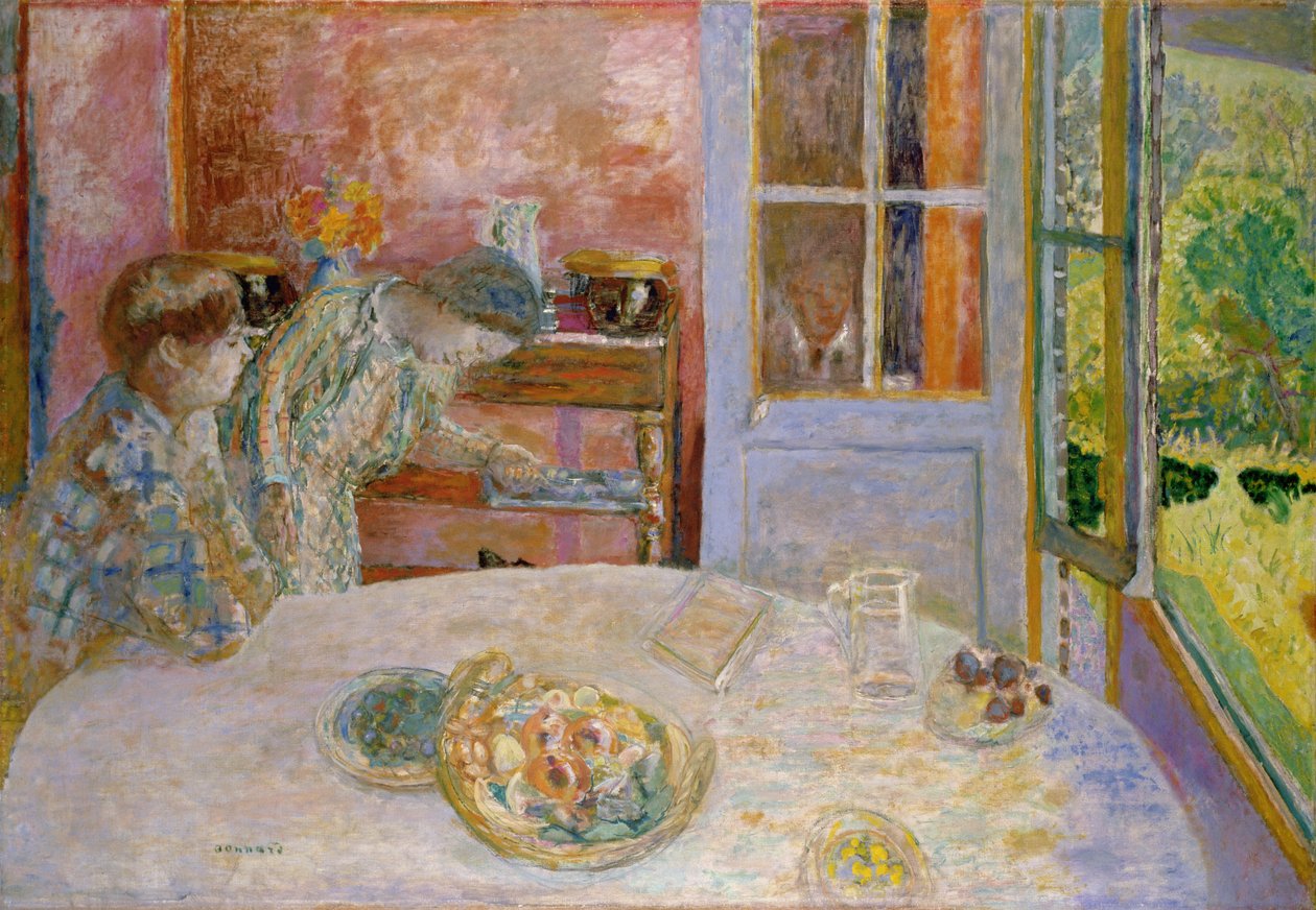 Jadalnia, Vernonnet autorstwa Pierre Bonnard