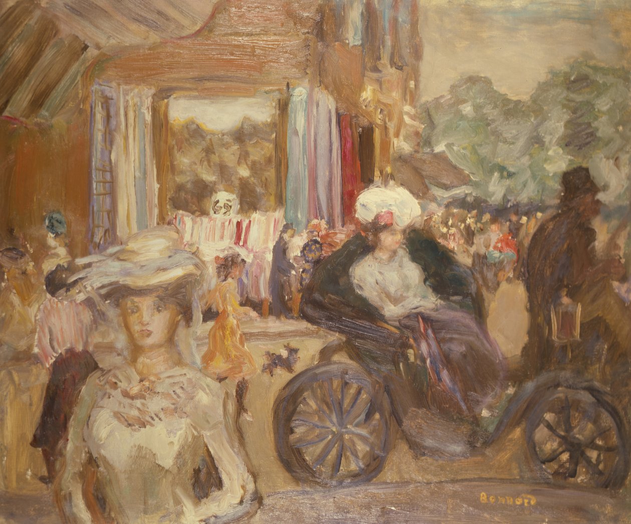 Przewóz Hackney autorstwa Pierre Bonnard