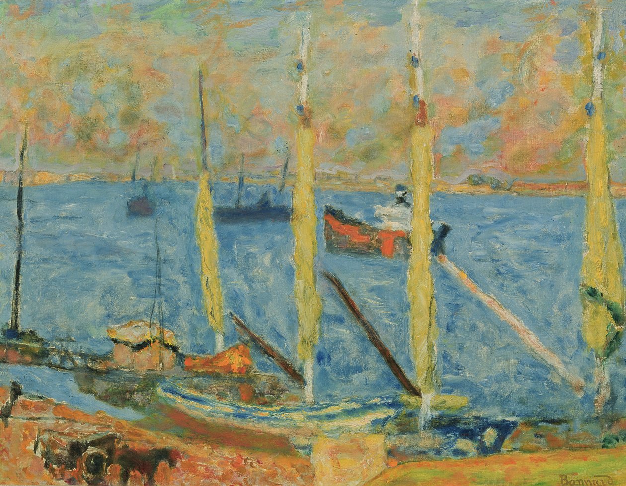 Port St. Tropez, 1930 autorstwa Pierre Bonnard
