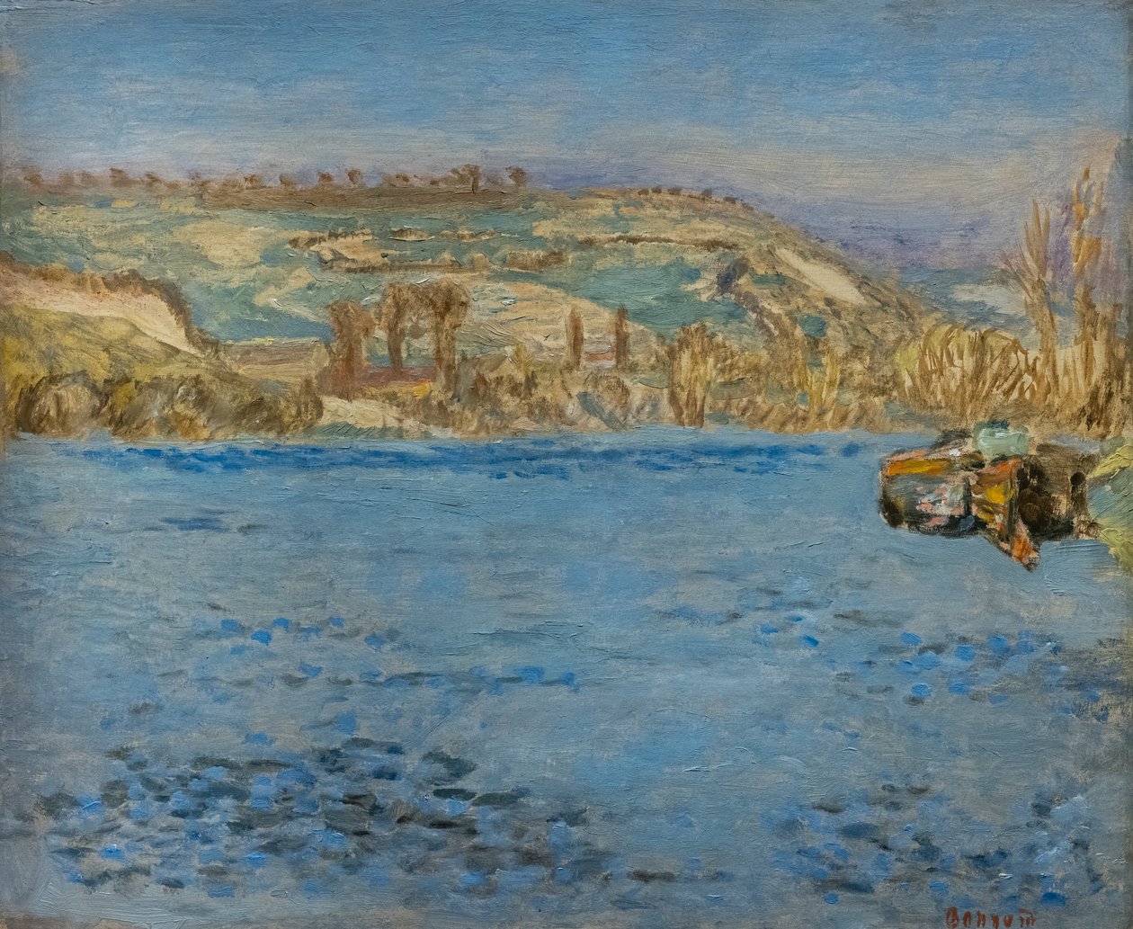 Sekwana w Vernonnet autorstwa Pierre Bonnard