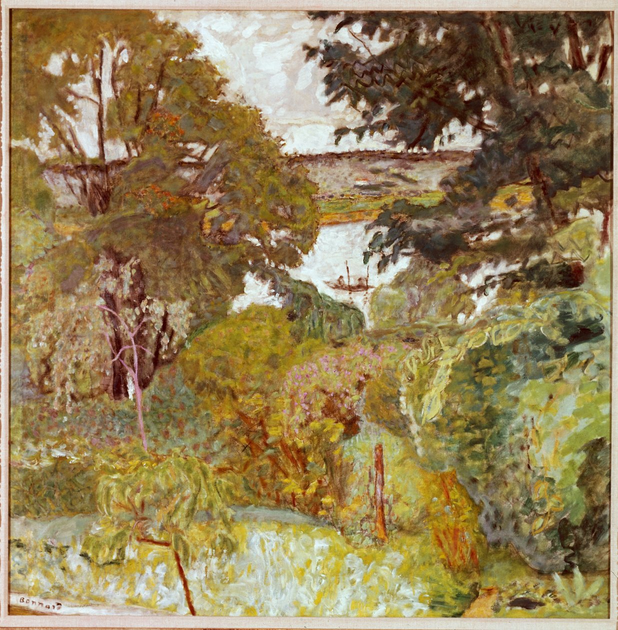 Sekwana w Vernonnet, ok. 1930 autorstwa Pierre Bonnard