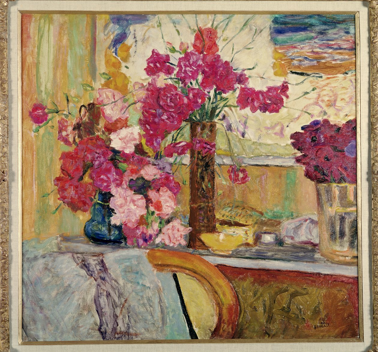 Trzy Bukiety autorstwa Pierre Bonnard