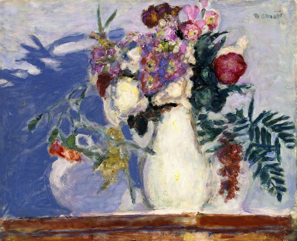 Wazon kwiatów autorstwa Pierre Bonnard