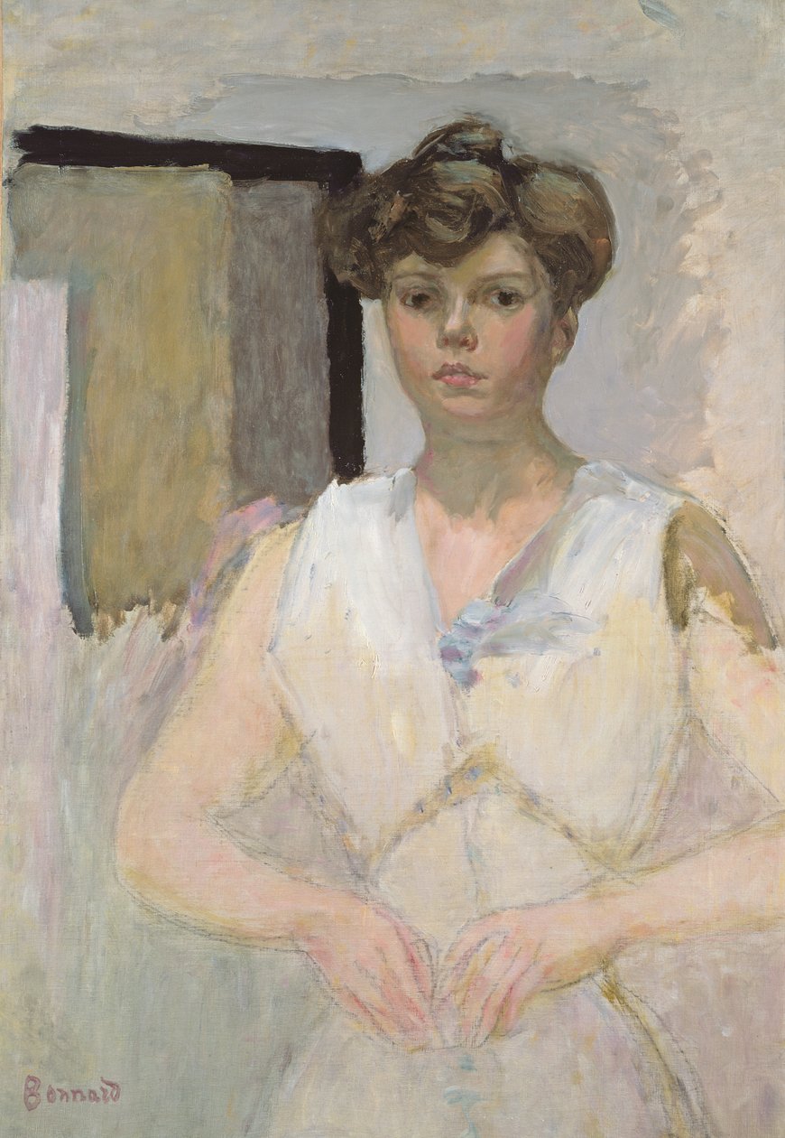 Ubieranie kobiety, ok. 1906 r. autorstwa Pierre Bonnard